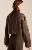 Leather Trench Jacket