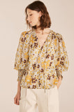 Passion Flower Long Sleeve Blouse