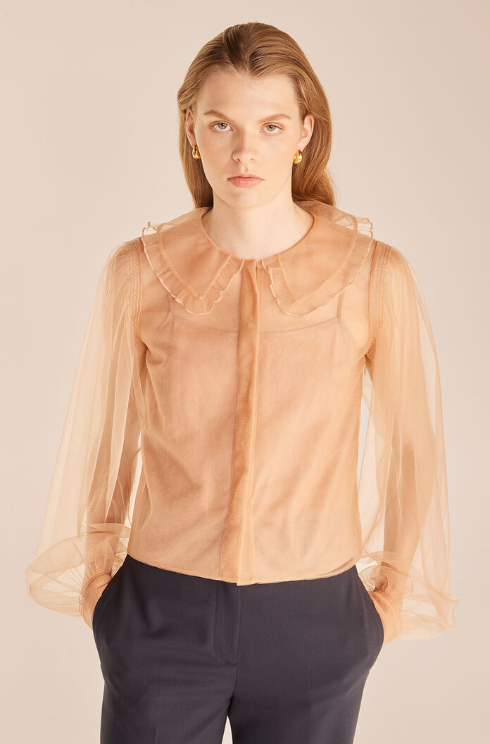 Tulle Blouse | Rebecca Taylor