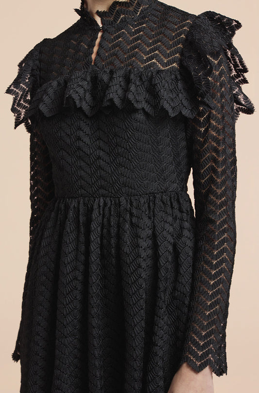 Chevron Lace Dress