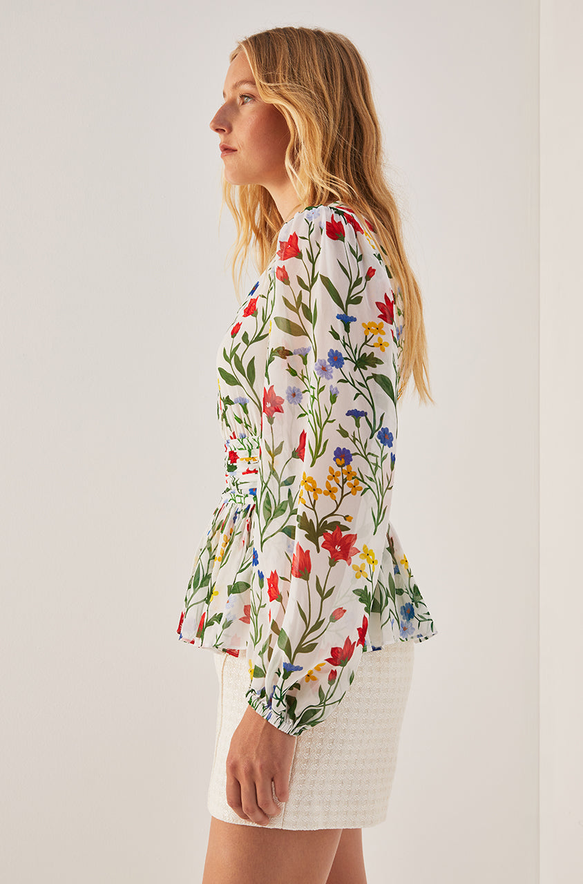 Botanica Fleur Peplum Blouse