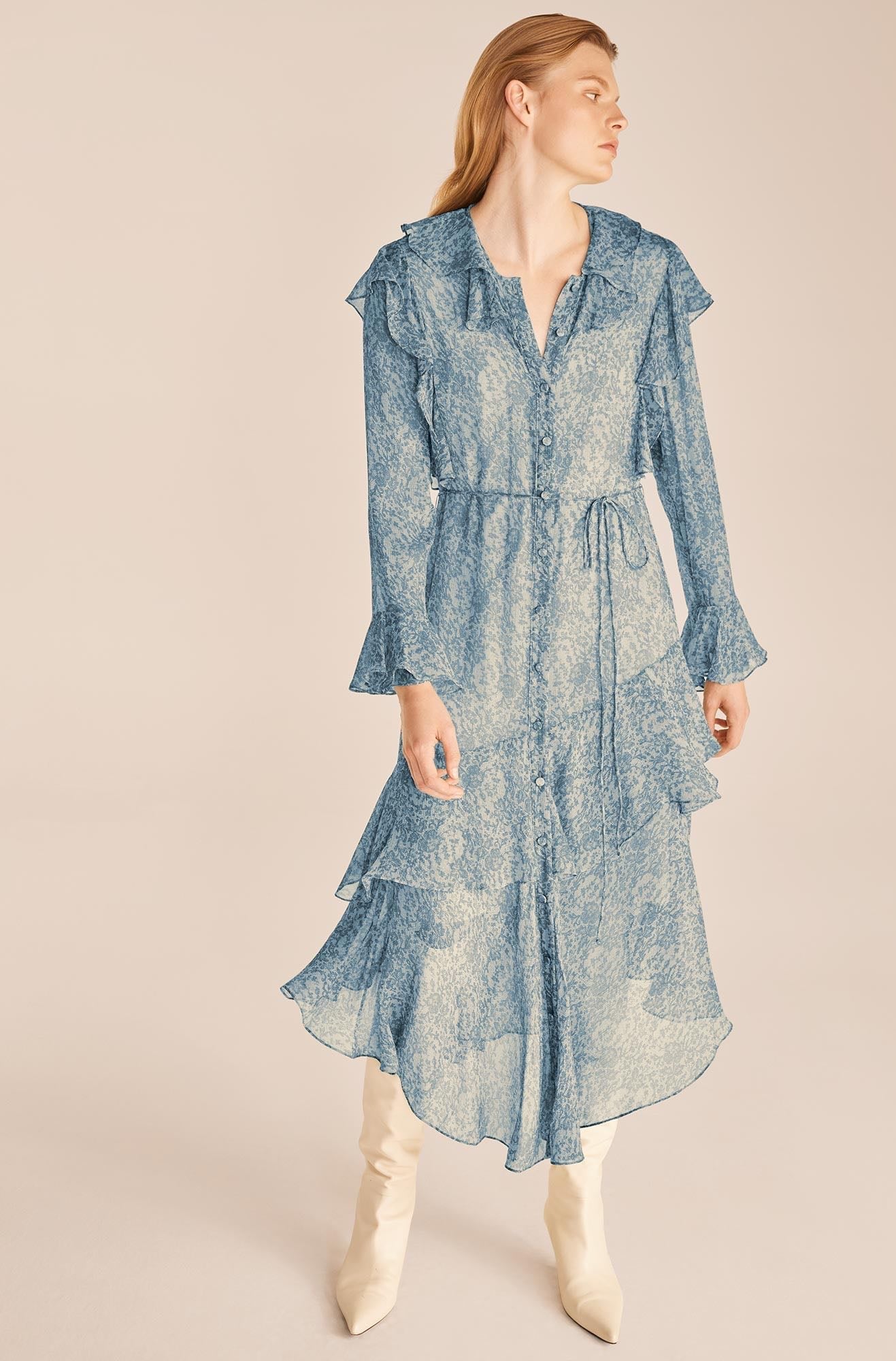 Chiffon Shirtdress