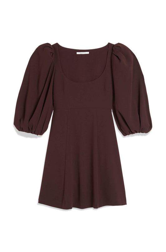 Long Sleeve Crepe Dress