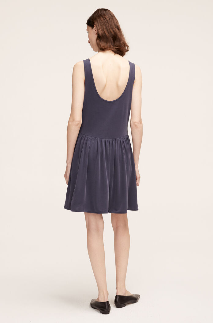 Ruched Skirt Tank Dress