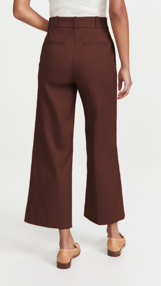 Cropped Flare Chino